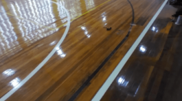 demarcação de quadras poliesportivas e aplicação de sinteco brilhante